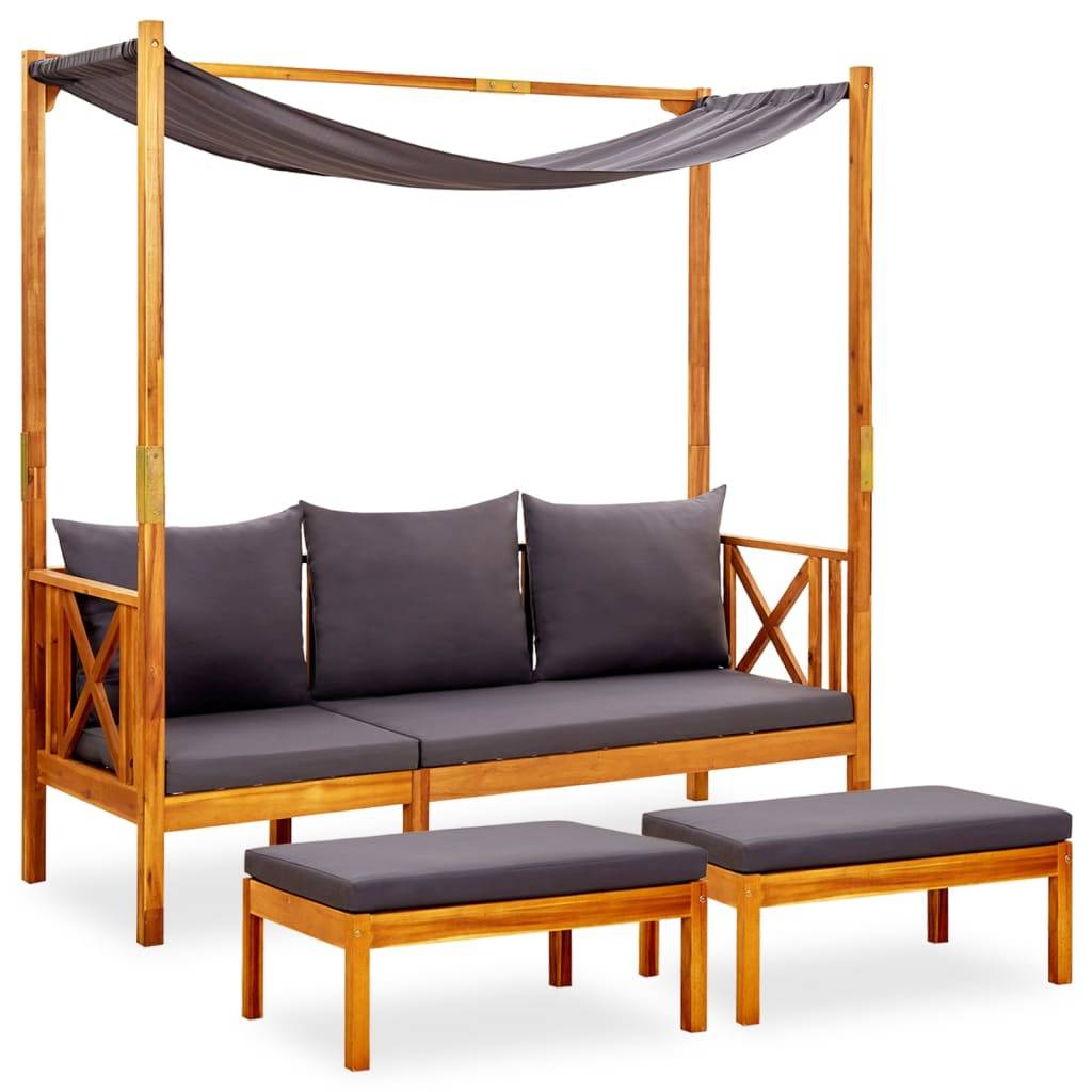 Prolenta Premium - Store banne  Sophie-Lorraine-Claire Gris  179 X 66 X 180 cm  - P87209G