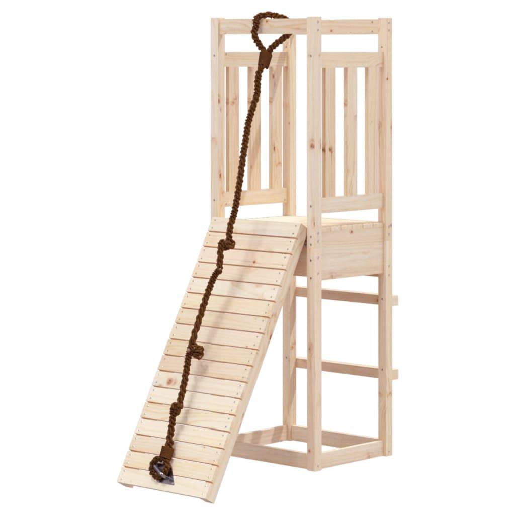 Helloshop26 - Maisonnette de jeu avec mur d'escalade 53 x 114 x 169 cm bois massif de pin - Imagen 2