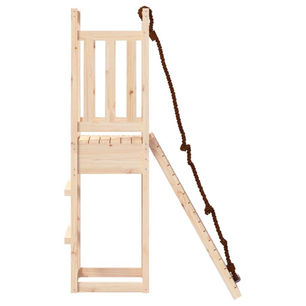 Helloshop26 - Maisonnette de jeu avec mur d'escalade 53 x 114 x 169 cm bois massif de pin - Imagen 5