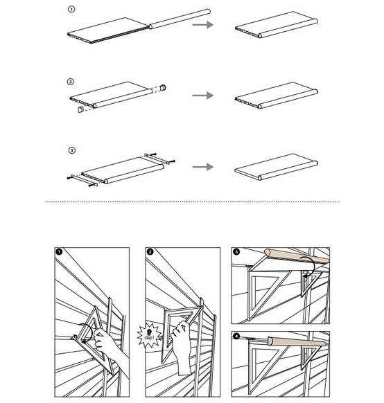 Habrita - Kit 2 étagères pour abri de jardin EVOET2 Habrita - Image 3