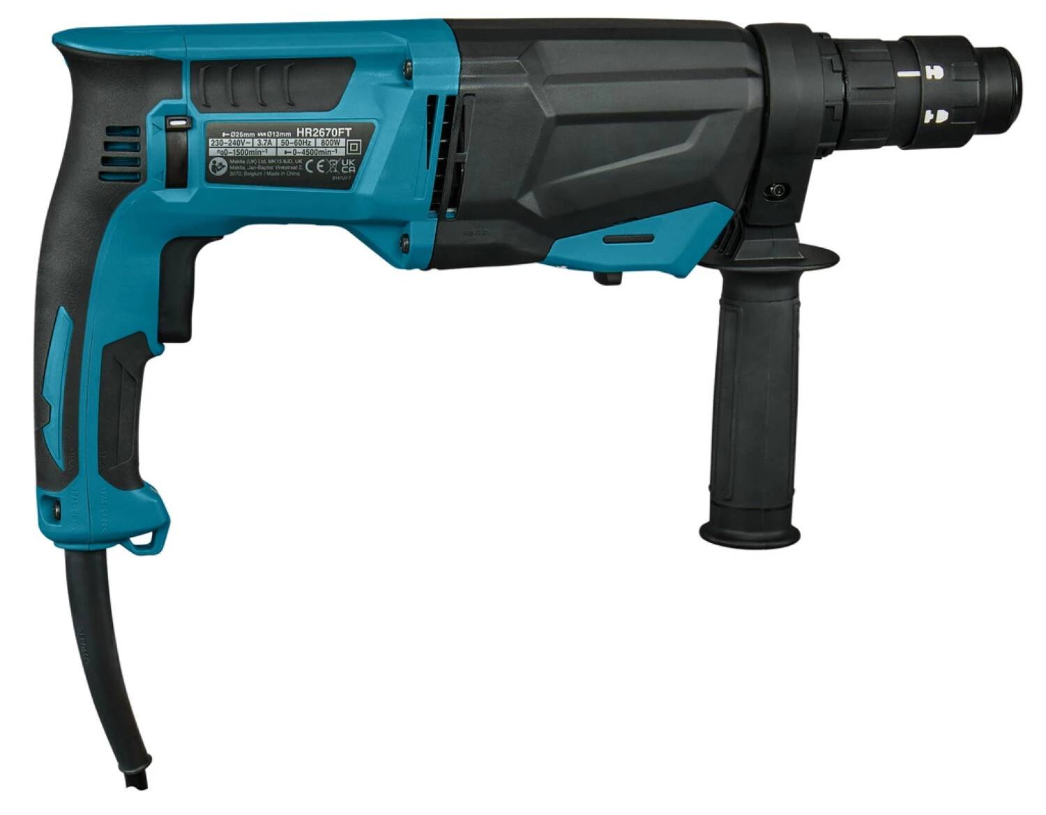 Makita - Marteau perforateur avec SDS plus 800W - 3,0J- MAKITA - en coffret - HR2670FT - Image 5