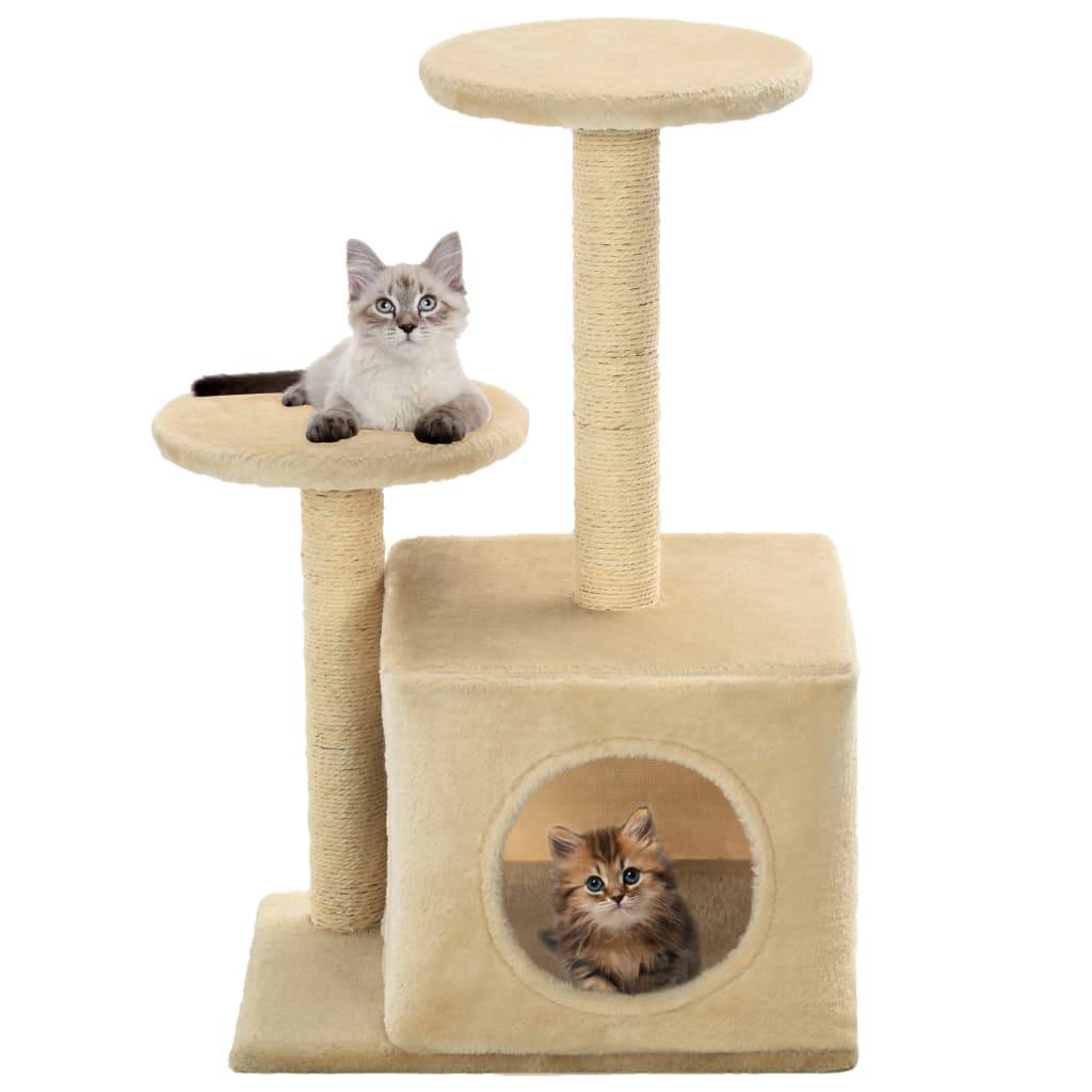 Arbre à chat Alice Claire Beige 40 X 30 cm - P87209B - Image 1
