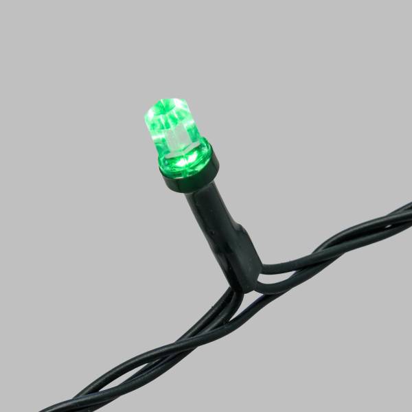 Lotti - Guirlande extérieure 50m 500 LED Diamant multicolore 8 jeux dimmable télécommande câble vert Lotti - Imagen 3