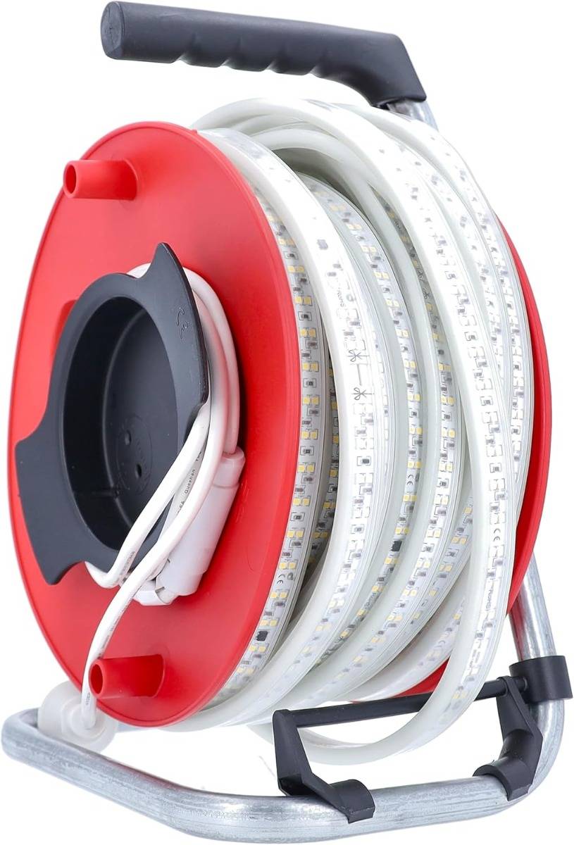 Enrouleur ruban led - SCHWABE 25M - 1500L/M avec remanance phosphorescente - 46714 - Image 1
