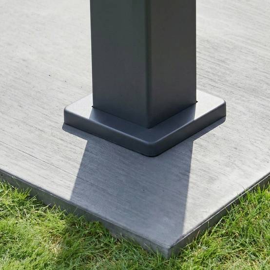 sweeek - Pergola Bioclimatique gris anthracite – Triomphe – 3x4m. aluminium. à lames orientables | sweeek - Image 1