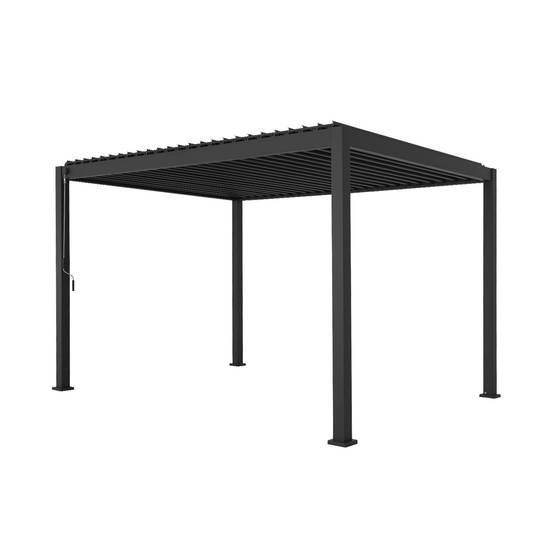 sweeek - Pergola Bioclimatique gris anthracite – Triomphe – 3x4m. aluminium. à lames orientables | sweeek - Image 2