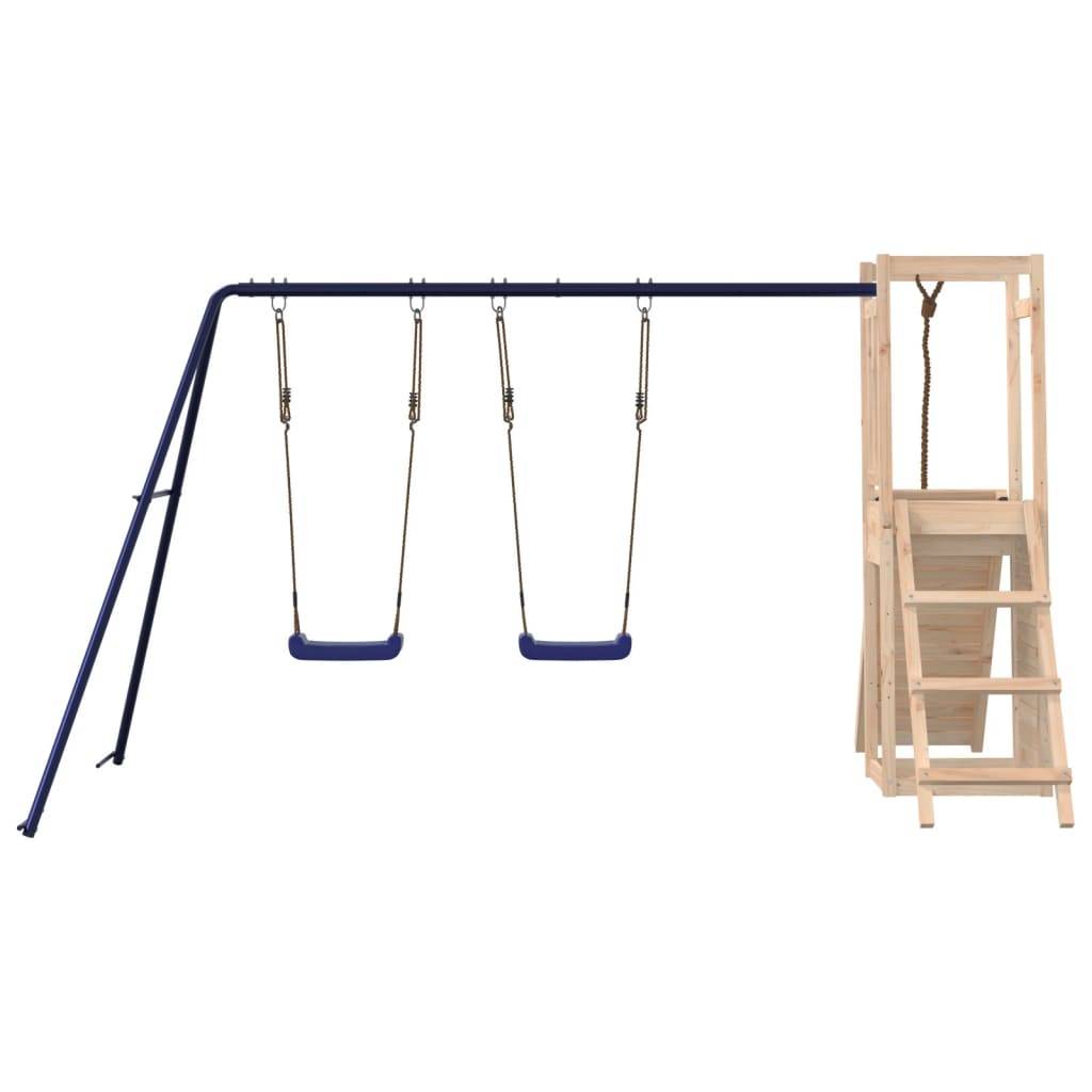 Helloshop26 - Aire de jeux d'extérieur balançoires portiques robuste jeux jardin 308 x 184 x 169 cm bois de pin massif - Imagen 5