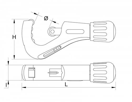 Coupe-tube télescopique cuivre sur carte - MOB - Image 7