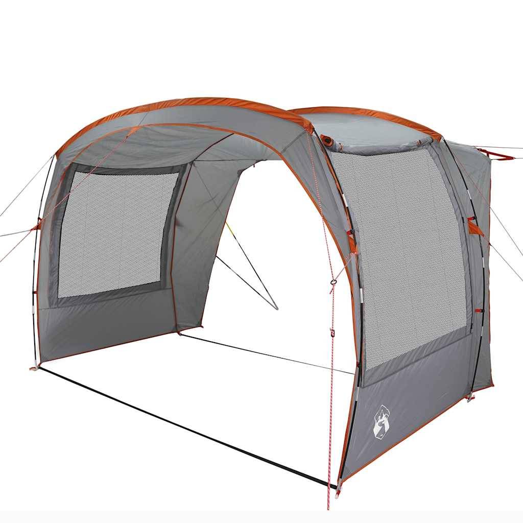 Abri de Coffre pour Voiture Auvent en Polyester Imperméable pour Van et SUV Gris et Orange – ComfortXL Outdoor Living - Image 8