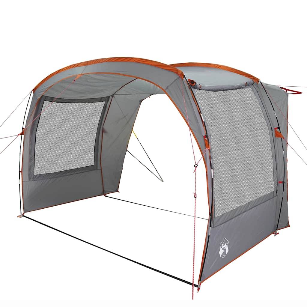 Abri de Coffre pour Voiture Auvent en Polyester Imperméable pour Van et SUV Gris et Orange – ComfortXL Outdoor Living - Image 4