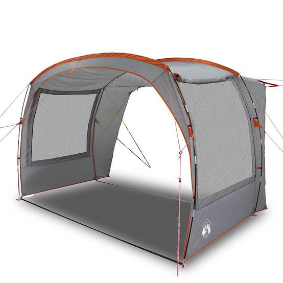 Abri de Coffre pour Voiture Auvent en Polyester Imperméable pour Van et SUV Gris et Orange – ComfortXL Outdoor Living - Image 2