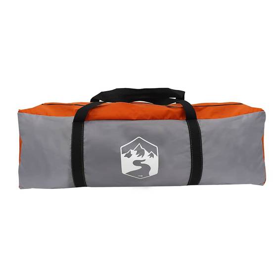 Abri de Coffre pour Voiture Auvent en Polyester Imperméable pour Van et SUV Gris et Orange – ComfortXL Outdoor Living - Image 5