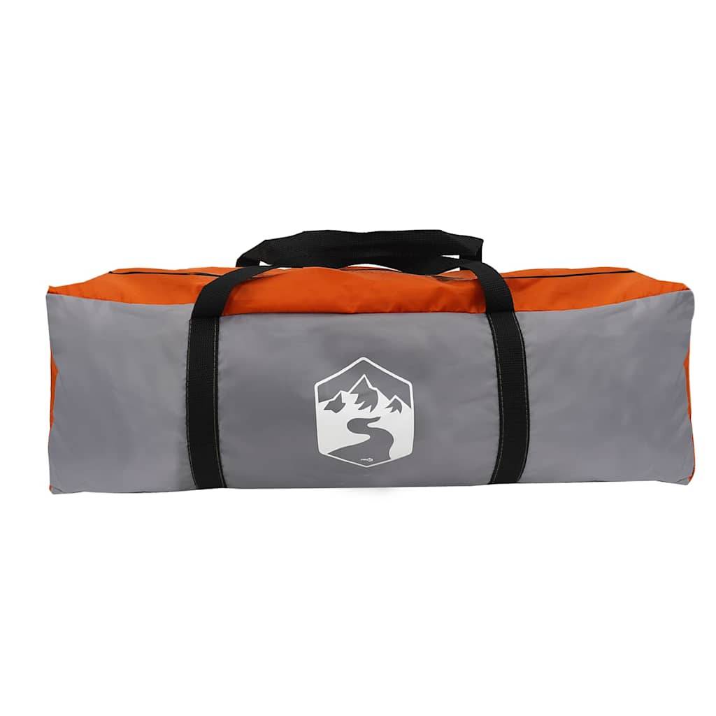 Abri de Coffre pour Voiture Auvent en Polyester Imperméable pour Van et SUV Gris et Orange – ComfortXL Outdoor Living - Image 5