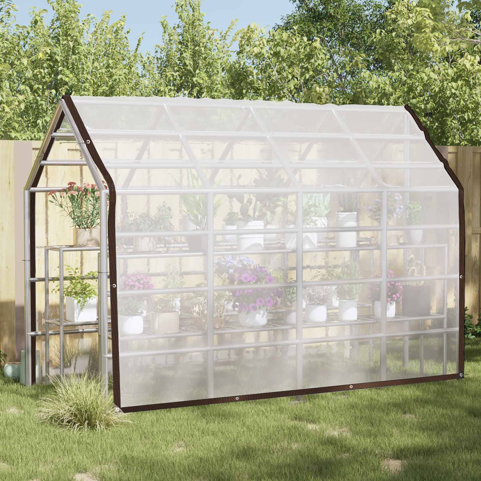 Vidaxl - Couverture pour plantes Transparent 3 x 3 m PE vidaXL 3429311