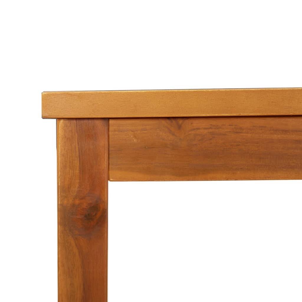 Helloshop26 - Banc de jardin meuble de patio d'extérieur terrasse 80 x 35 x 45 cm bois massif d'acacia - Imagen 5