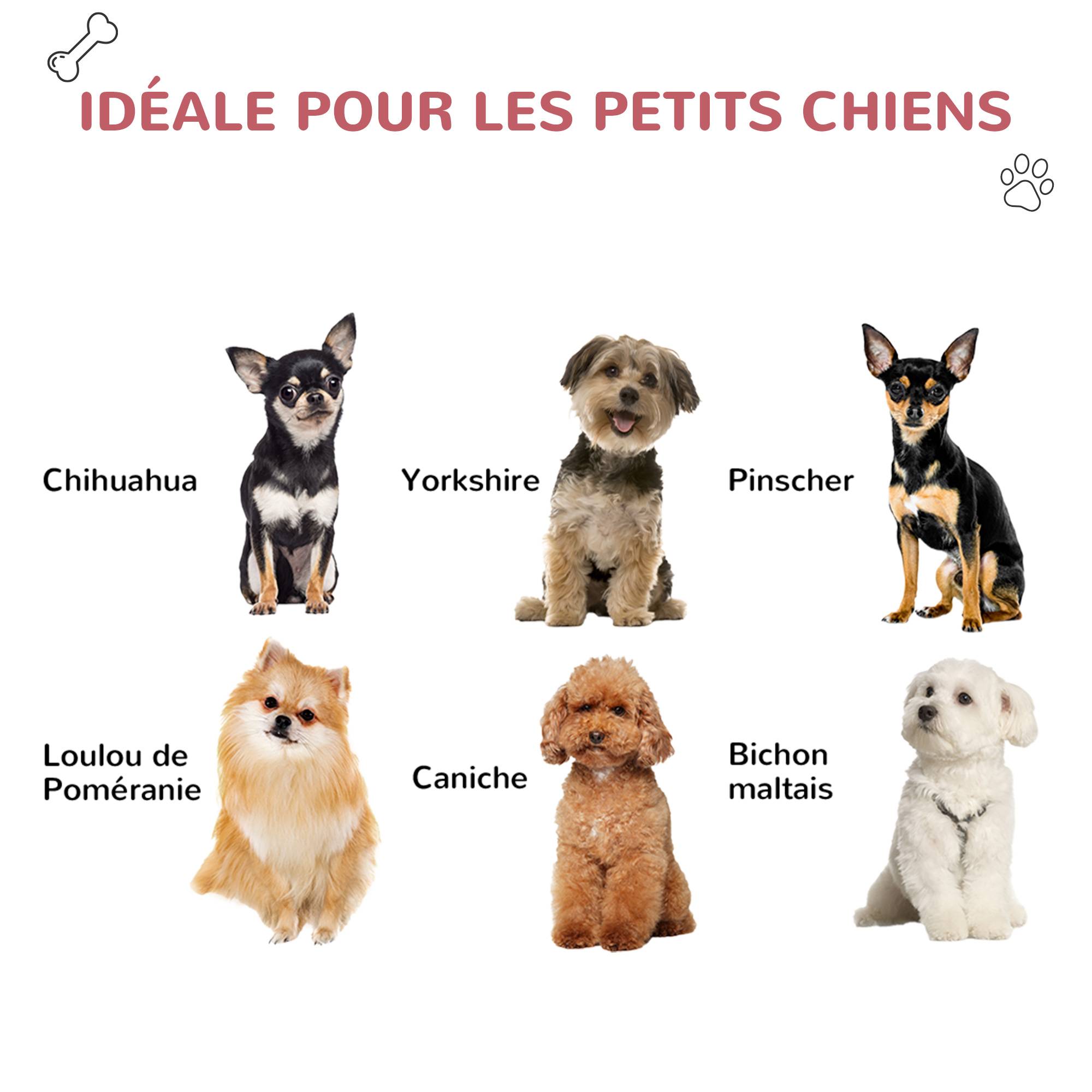 Niche chien extérieur intérieur PP toit réglable multi-ventilation 59x75x66cm rouge - ComfortXL Outdoor Living - Image 6