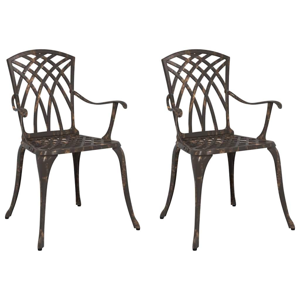 Chaise bois composite 1 places aluminium bronze  - Prolenta premium  p3116.0 - Image 1