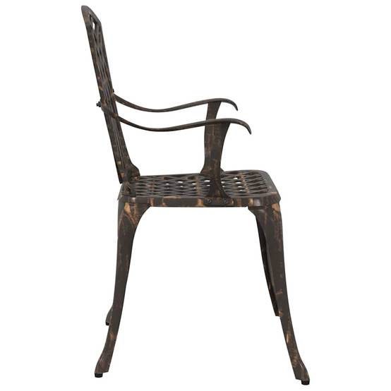 Chaise bois composite 1 places aluminium bronze - Prolenta premium p3116.0 - Image 5