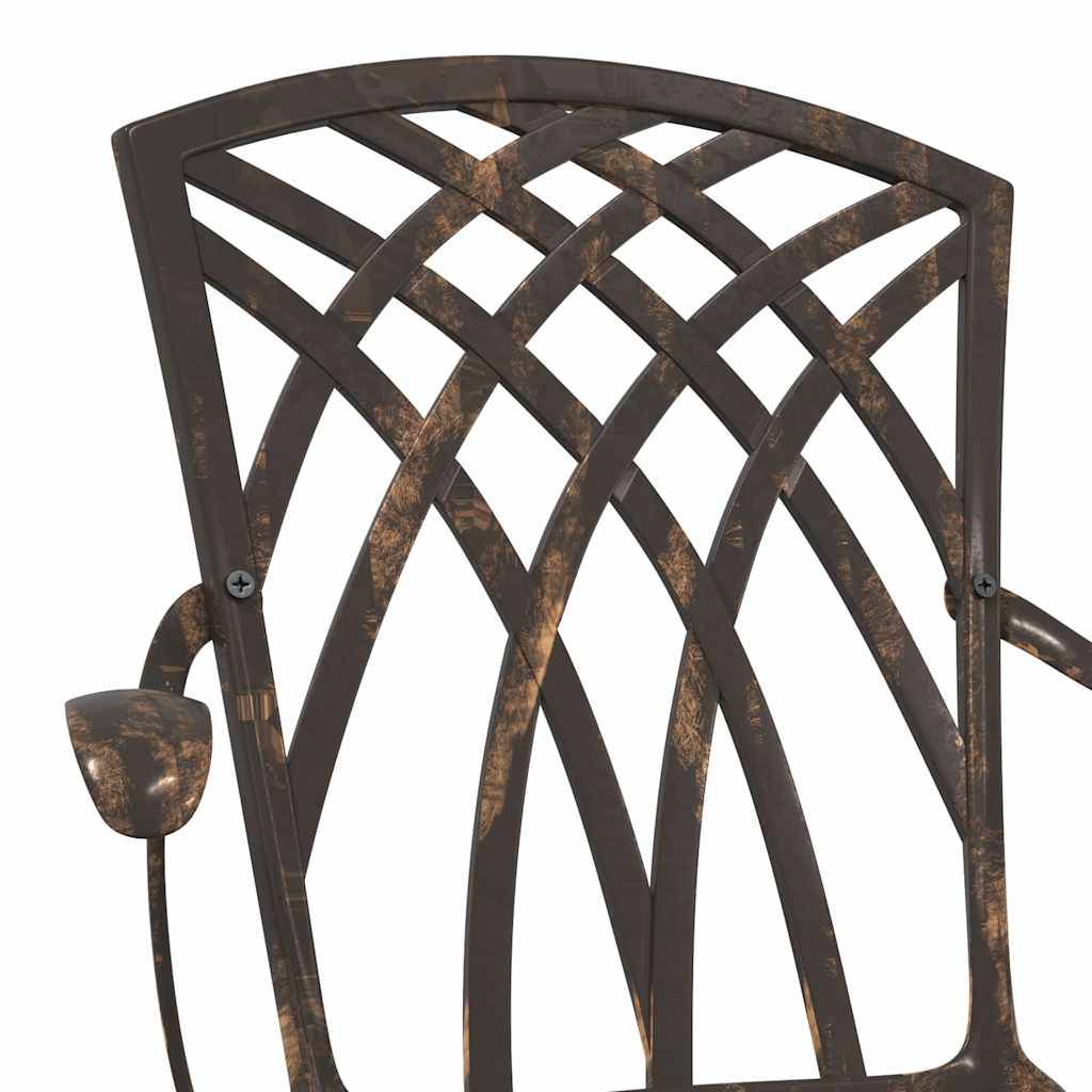 Chaise bois composite 1 places aluminium bronze  - Prolenta premium  p3116.0 - Image 7