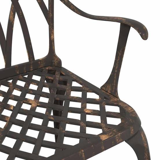 Chaise bois composite 1 places aluminium bronze - Prolenta premium p3116.0 - Image 8
