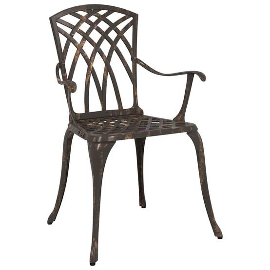 Chaise bois composite 1 places aluminium bronze - Prolenta premium p3116.0 - Image 3