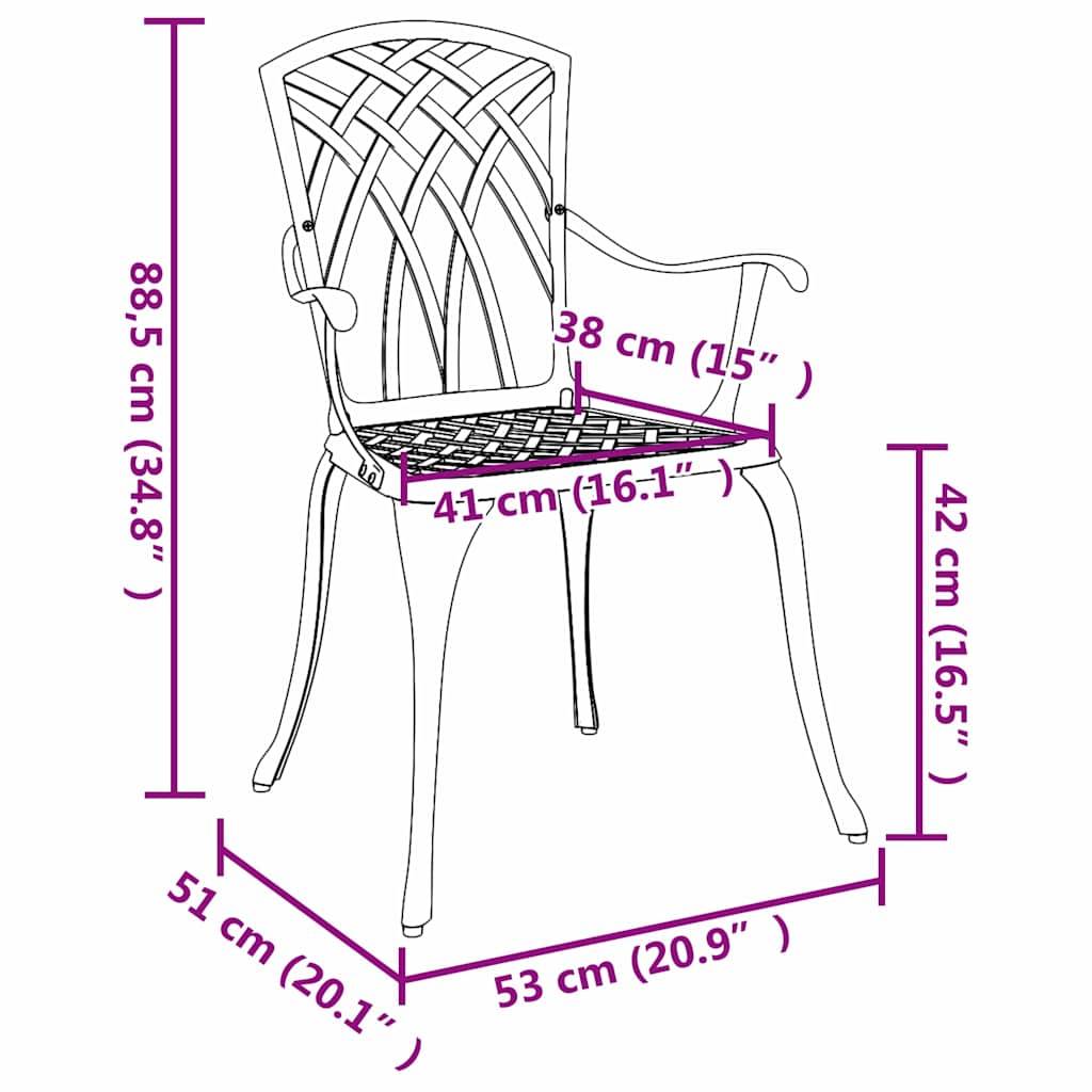 Chaise bois composite 1 places aluminium bronze  - Prolenta premium  p3116.0 - Image 10