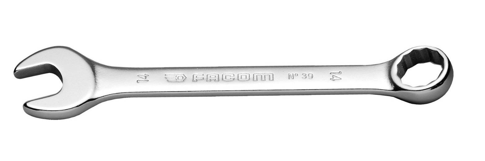 Clé mixte courte métrique diamètre 13mm longueur 141mm - FACOM - 39.13 - Image 1
