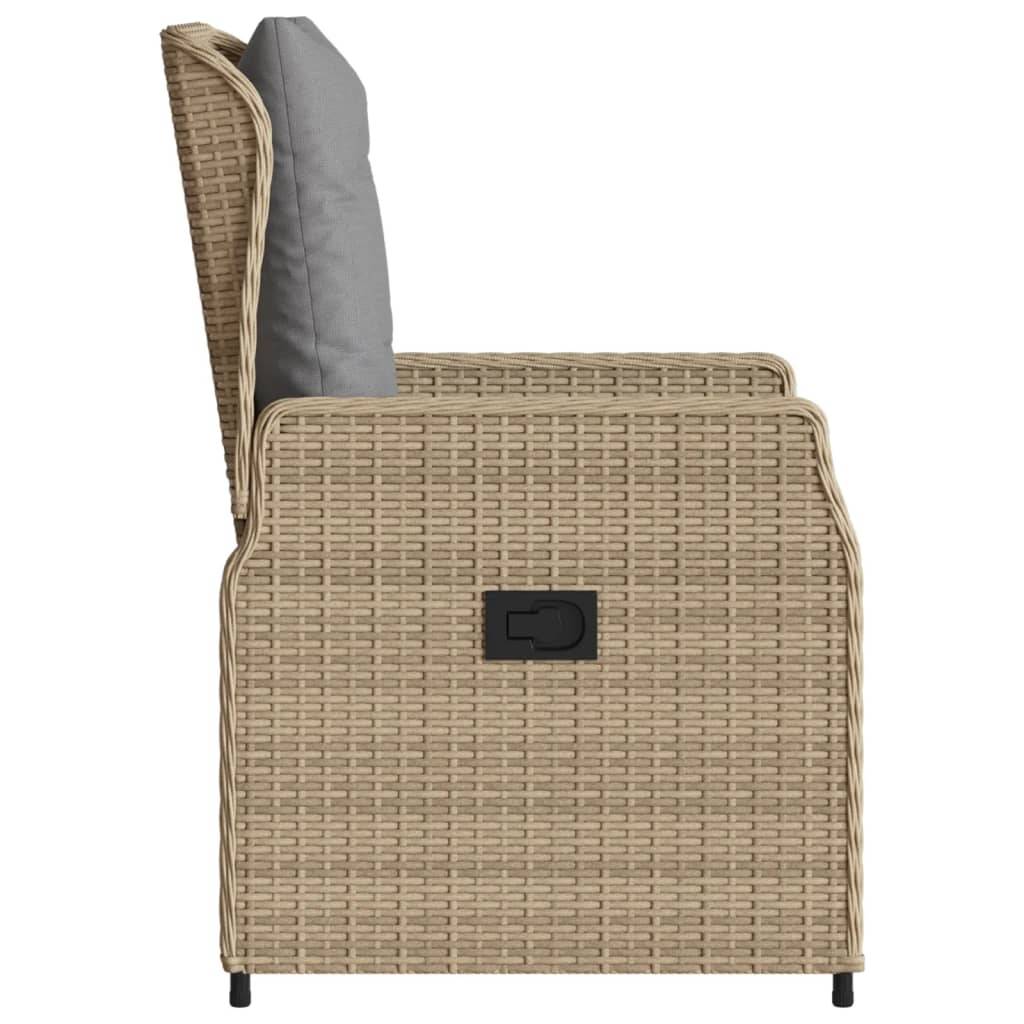 Prolenta Premium - Chaises de jardin rotin beige 55 x 60 x 93 cm - Prolenta premium p3137.1 - Image 6