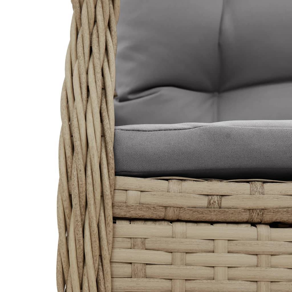 Prolenta Premium - Chaises de jardin rotin beige 55 x 60 x 93 cm - Prolenta premium p3137.1 - Image 8