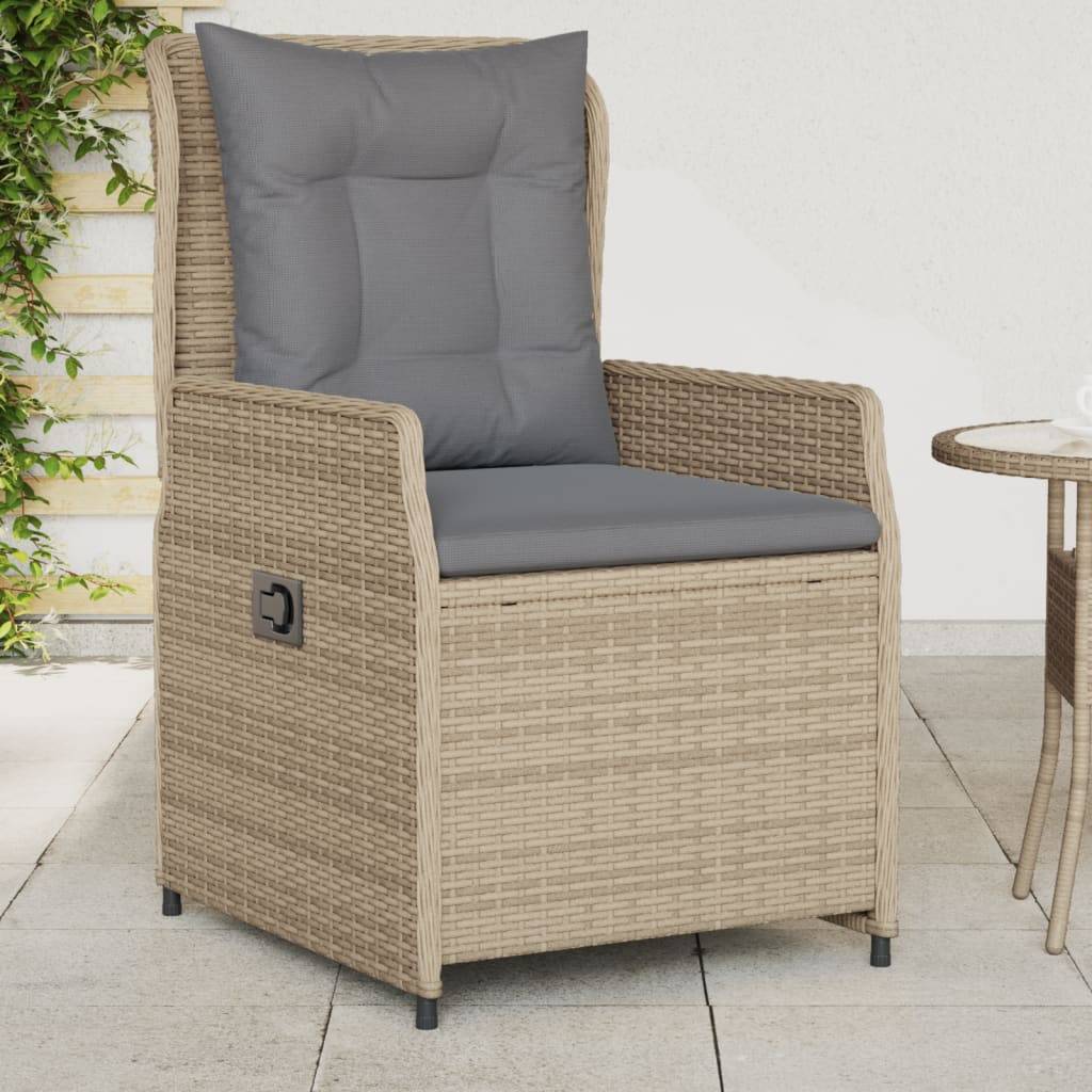 Prolenta Premium - Chaises de jardin rotin beige  55 x 60 x 93 cm  - Prolenta premium p3137.1 - Image 2