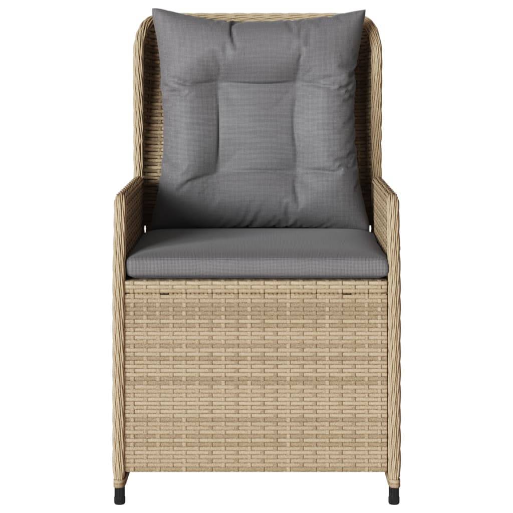 Prolenta Premium - Chaises de jardin rotin beige  55 x 60 x 93 cm  - Prolenta premium p3137.1 - Image 5