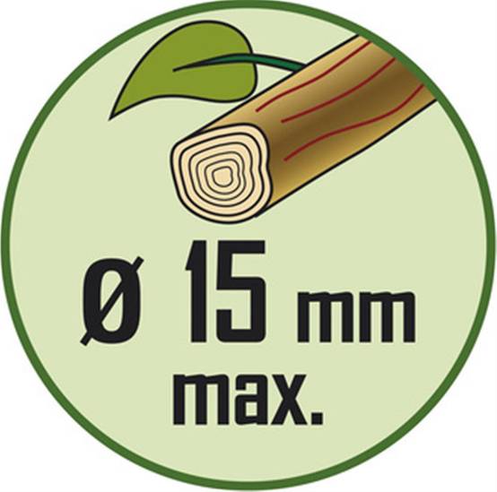 Ribimex - Sécateur aluminium lames courbes 200 mm - Image 2