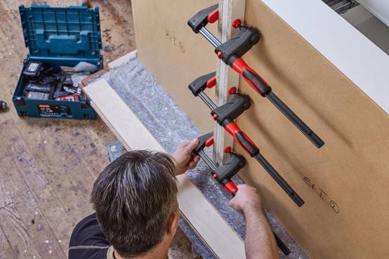 Serre-joint à engrenage Gearklamp BESSEY - serrage 150 mm saillie 60 mm rail 19 x 6 mm - GK15 - Image 6