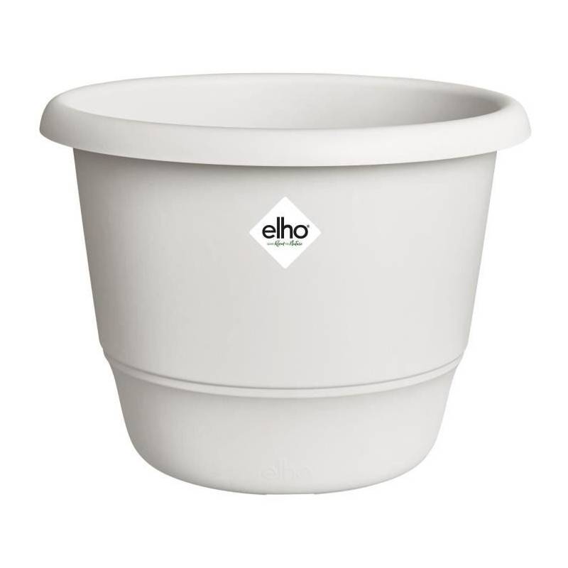 Elho - Maceta - Elho - Amiga Redonda 40 - Blanco - ø 39 X H 29 Cm - Exterior - 100% Reciclado - Imagen 1