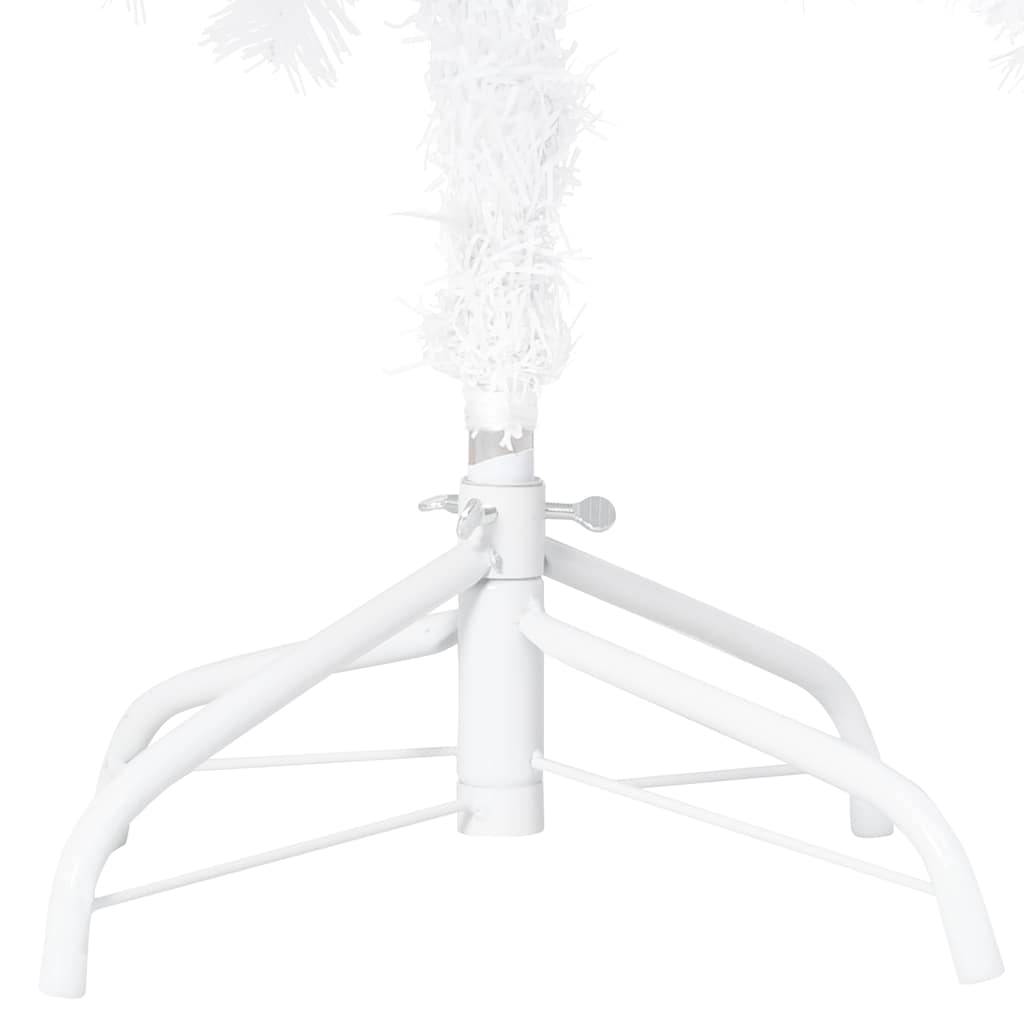 ComfortXL - Sapin de Noël artificiel Blanc 240cm PVC avec LED et boules – ComfortXL Outdoor Living - Image 4