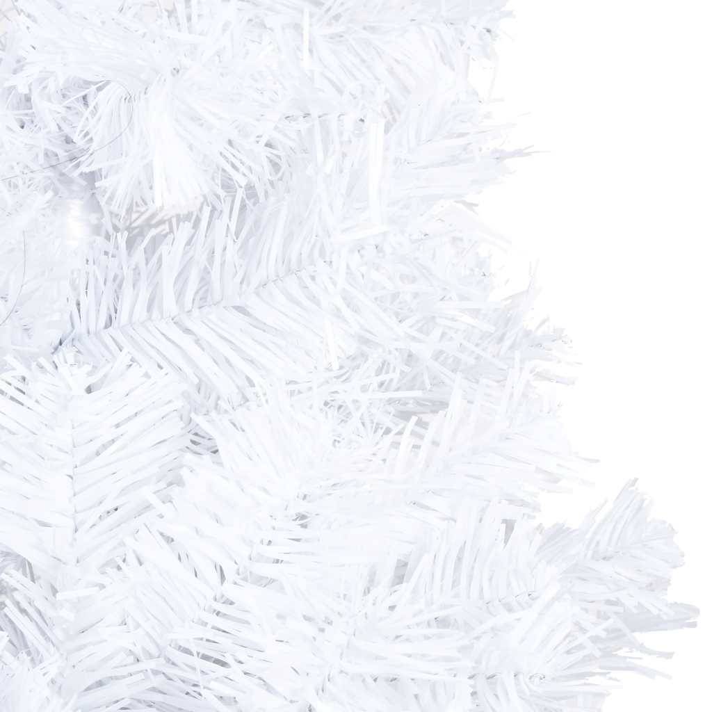 ComfortXL - Sapin de Noël artificiel Blanc 240cm PVC avec LED et boules – ComfortXL Outdoor Living - Image 3