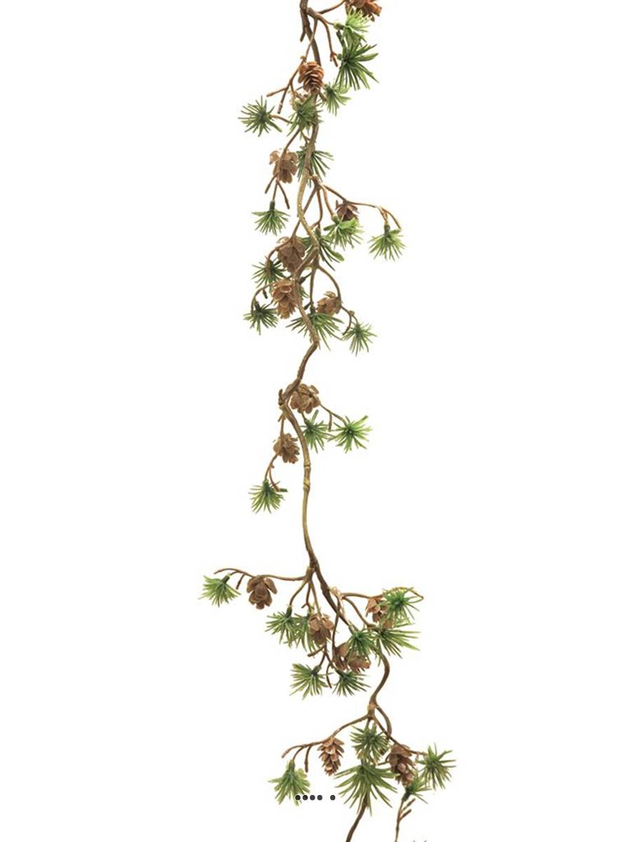 Artificielles - Guirlande de pommes de pin L 130 cm en plastique - Imagen 2