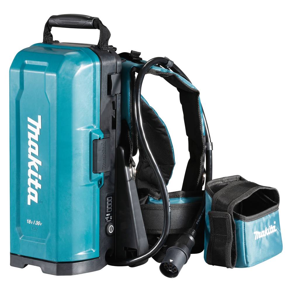 Makita - Support Dorsal pour 4 Batteries 18V Li-Ion - MAKITA - AVEC Adaptateur 2 X 18V -191A64-2 - Imagen 2