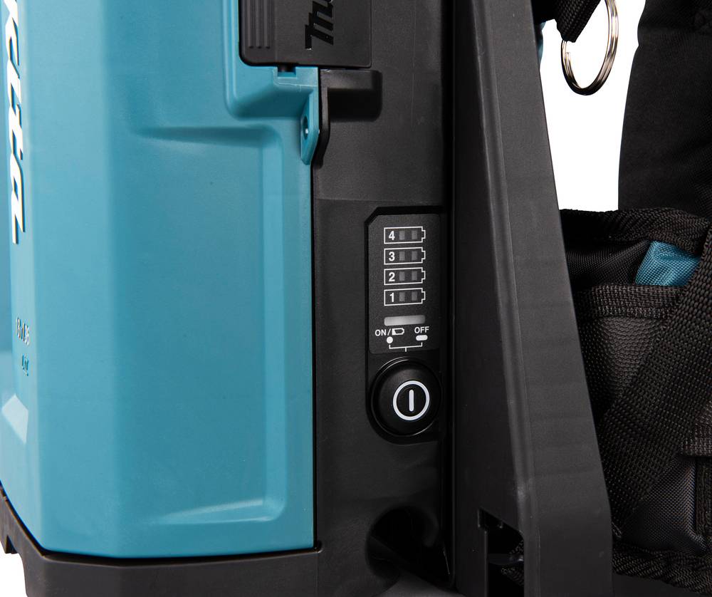 Makita - Support Dorsal pour 4 Batteries 18V Li-Ion - MAKITA - AVEC Adaptateur 2 X 18V -191A64-2 - Imagen 5