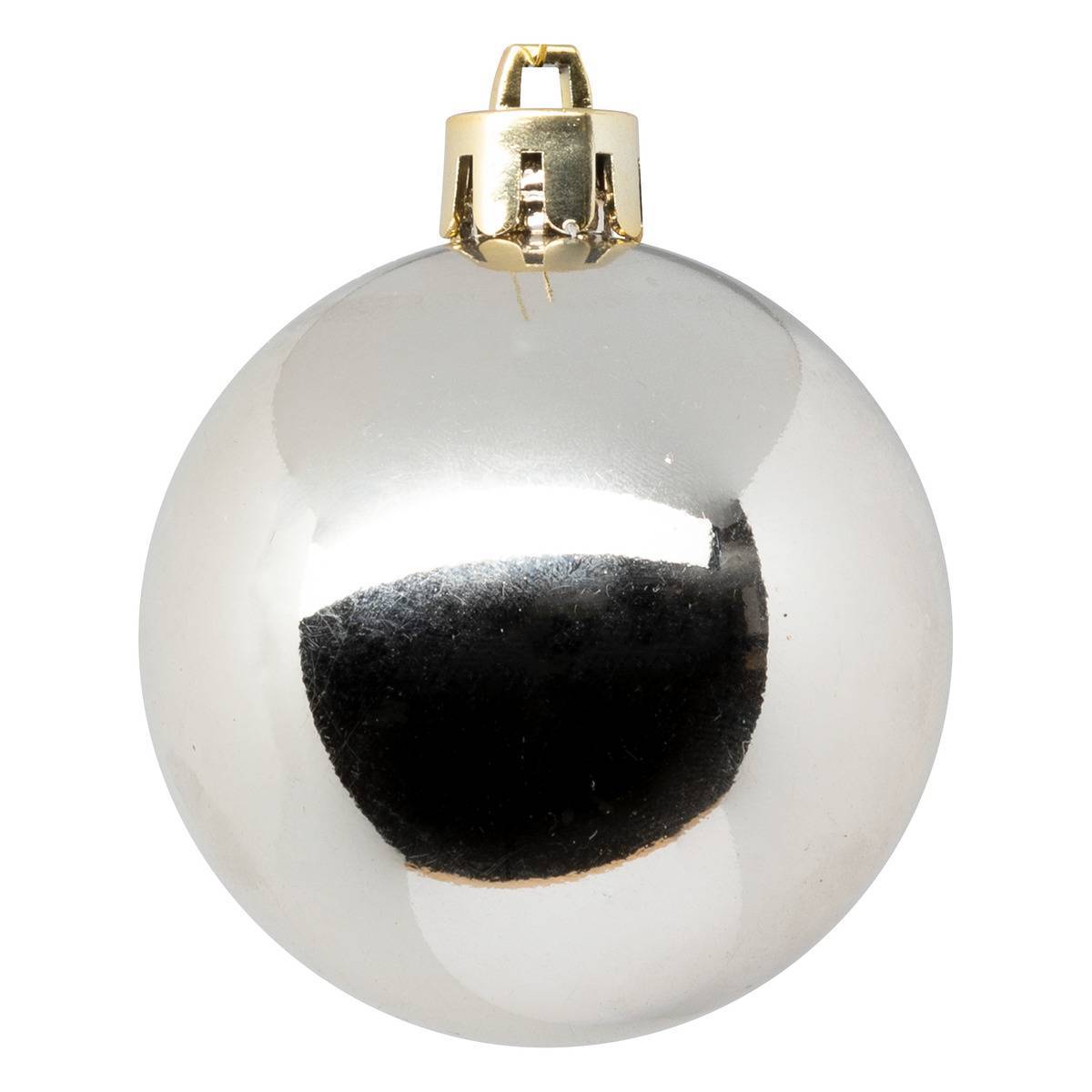 Fééric Lights & Christmas - Boule de Noël plastique 60mm x9 nude - Atmosphera Créateur d'intérieur - Imagen 3