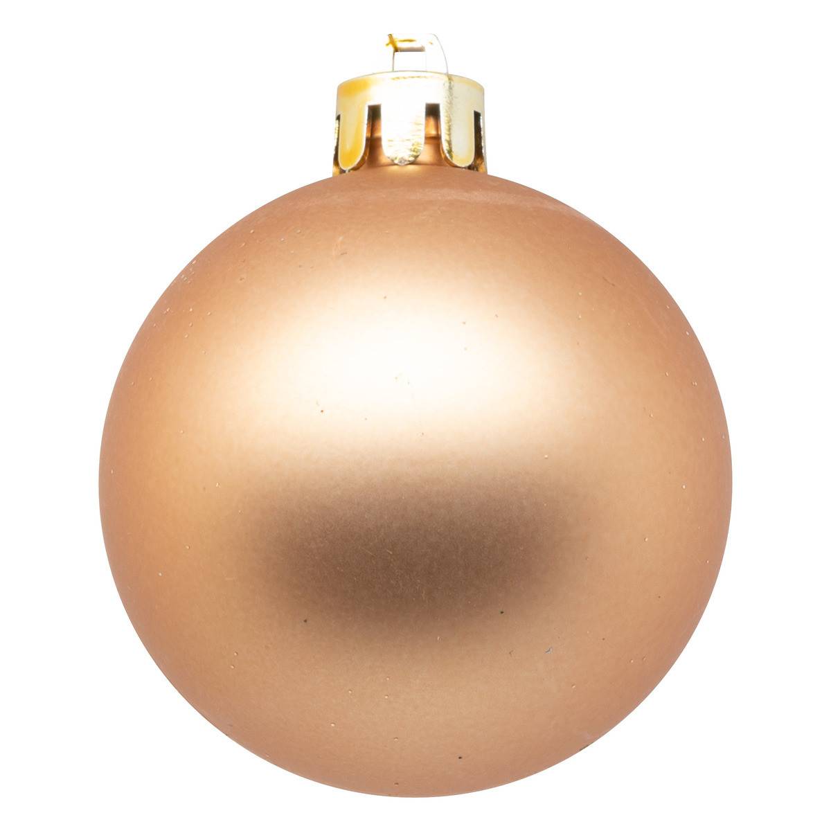 Fééric Lights & Christmas - Boule de Noël plastique 60mm x9 nude - Atmosphera Créateur d'intérieur - Imagen 5