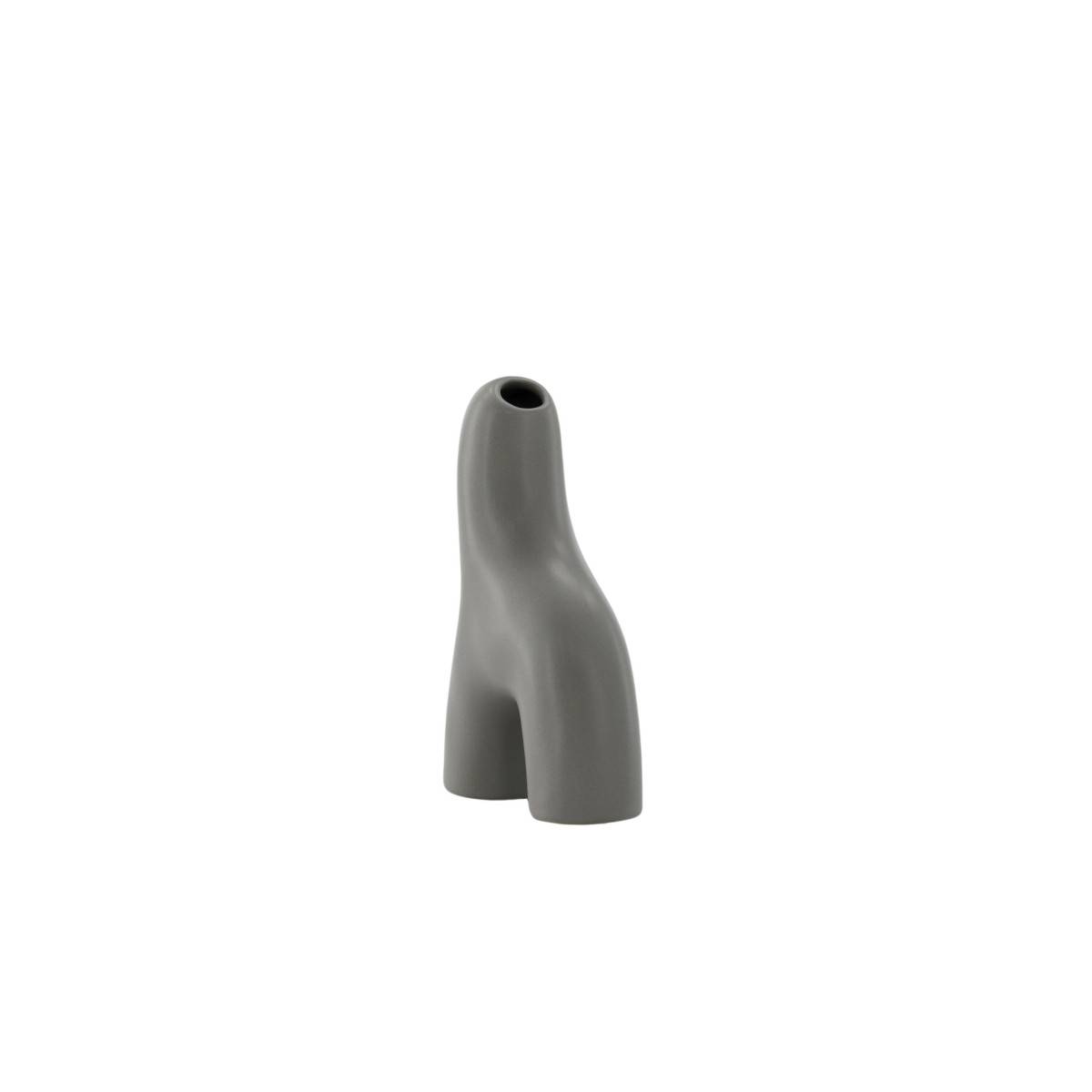 Venture Home - Vase en grès Aya Gris foncé - Imagen 7