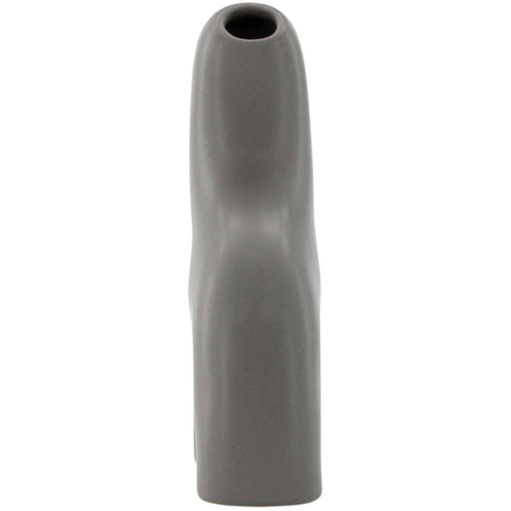 Venture Home - Vase en grès Aya Gris foncé - Imagen 4