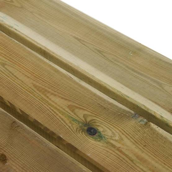 Helloshop26 - Banc de jardin meuble de patio d'extérieur terrasse 160 x 38 x 45 cm bois de pin massif imprégné - Imagen 5