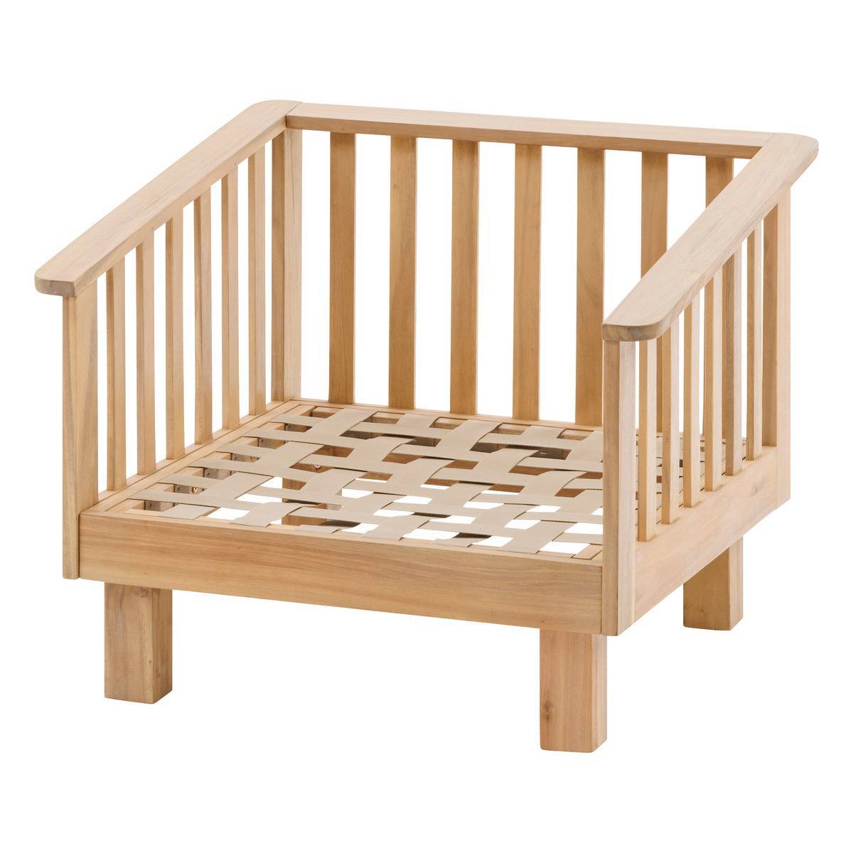 Hesperide - Fauteuil de salon de jardin "Xenia" acacia - Hespéride - Image 2