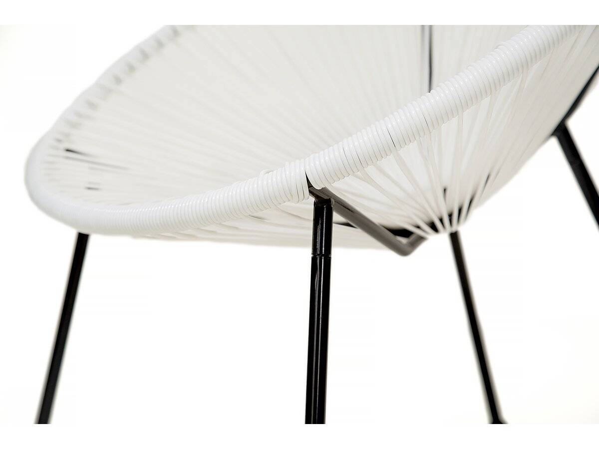 Lot De 2 Fauteuils De Jardin "ania" - Blanc -habitat Et Jardin - Imagen 4