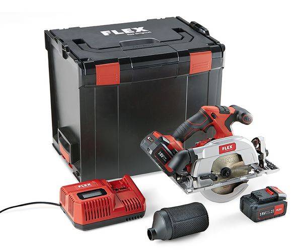 Scie circulaire 18V CS 62 18.0-EC/5.0 Set FLEX - batterie + chargeur + coffret - 454028 - Image 1
