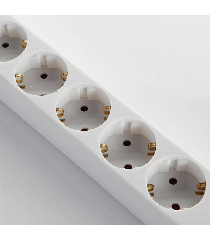 Multiprise avec interrupteur 5 fiches et 2 ports usb, câble 3x1,5 1,4 mètre alyco ALYCO 199435 - Image 5