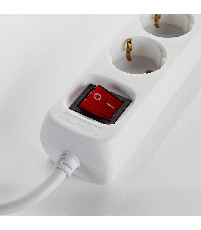Multiprise avec interrupteur 5 fiches et 2 ports usb, câble 3x1,5 1,4 mètre alyco ALYCO 199435 - Image 6