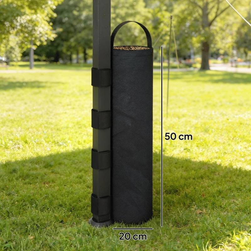 Lbgwp60-Poids Pour Tonnelle Sac De Sable Pour Parasol 4Pcs, Pied De Tonnelle Sac Lestage Pour Augmenter Le Poids De La Jambe Des Tonnelles Pop Up Parasols Trampolines Tissu Oxford 800d